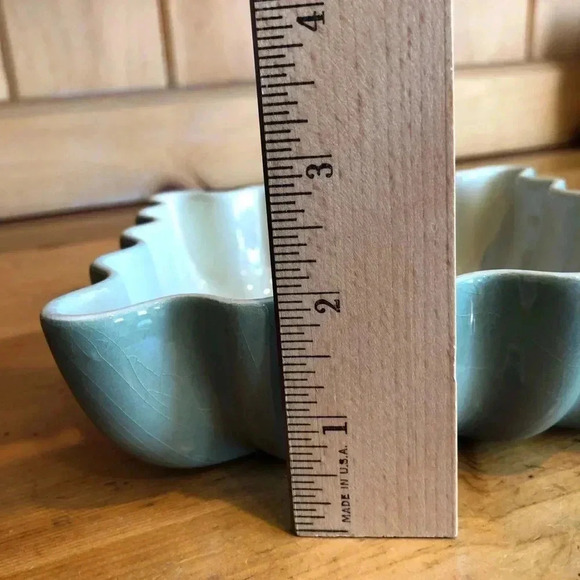 Weil Ware California Pottery Scalloped Edge Dish - Picture 11 of 11